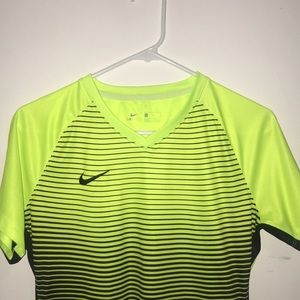 Nike DRI-FIT neon yellow Jersey/top